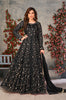 Black Designer Heavy Embroidered Net Party Wear Anarkali Gown-Saira's Boutique