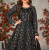 Black Designer Heavy Embroidered Net Party Wear Anarkali Gown-Saira's Boutique