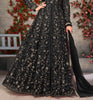 Black Designer Heavy Embroidered Net Party Wear Anarkali Gown-Saira's Boutique