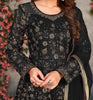 Black Designer Heavy Embroidered Net Party Wear Anarkali Gown-Saira's Boutique