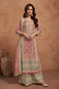 Carnation Pink Designer Embroidered Fancy Silk Party Wear Suit-Saira's Boutique