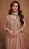 Carnation Pink Designer Embroidered Fancy Silk Party Wear Suit-Saira's Boutique