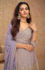 Dull Lavender Designer Embroidered Wedding Sharara Suit-Saira's Boutique