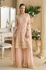 Dusty Peach Designer Embroidered Pure Georgette Wedding Palazzo Suit-Saira's Boutique