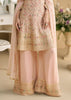 Dusty Peach Designer Embroidered Pure Georgette Wedding Palazzo Suit-Saira's Boutique