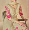 Gold Beige Designer Embroidered Premium Silk Anarkali Suit-Saira's Boutique