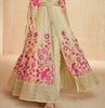 Gold Beige Designer Embroidered Premium Silk Anarkali Suit-Saira's Boutique