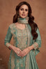 Green Designer Embroidered Fancy Silk Party Wear Suit-Saira's Boutique