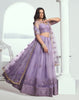 Lavdender Designer Embroidered Net Wedding Lehenga-Saira's Boutique