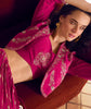 Magenta Designer Embroidered Party Wear Jacket Style Chinon Lehenga-Saira's Boutique