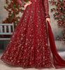 Maroon Designer Heavy Embroidered Net Party Wear Anarkali Gown-Saira's Boutique