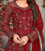 Maroon Designer Heavy Embroidered Net Party Wear Anarkali Gown-Saira's Boutique