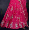 Pink Designer Embroidered Chinon Silk Party Wear Anarkali Suit-Saira's Boutique