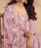 Pink Mauve Designer Embroidered Chinon Silk Party Wear Palazzo Suit-Saira's Boutique