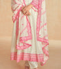 Pink & Off White Designer Embroidered Premium Silk Salwar Suit-Saira's Boutique