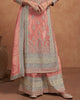 Salmon Pink Designer Embroidered Fancy Silk Party Wear Suit-Saira's Boutique