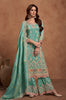 Sea Green Designer Embroidered Fancy Silk Party Wear Suit-Saira's Boutique