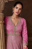 Shaded Pink Designer Heavy Embroidered Pure Georgette Wedding Anarkali Gown-Saira's Boutique