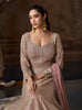 Taupe Pink Designer Heavy Embroidered Pure Georgette Wedding Anarkali Gown-Saira's Boutique
