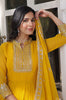 Yellow Designer Embroidered Haldi Outfits Anarkali Suit-Saira's Boutique