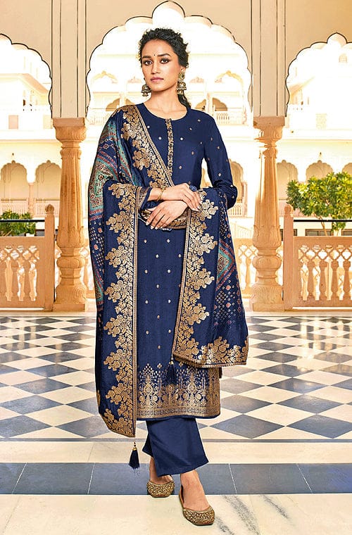 Designer Floral Print Pant Style Fully Stich Salwar Suit 
